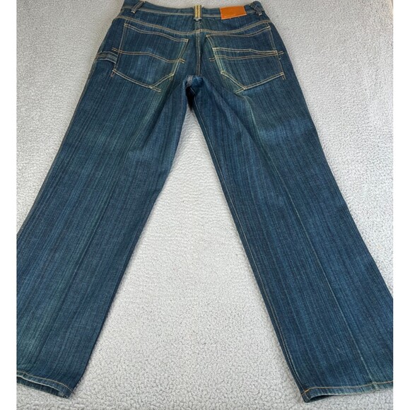 Sean John Jeans Men 34x33  Blue Denim Carpenter Utility Straight Leg Streetwear - Picture 2 of 12